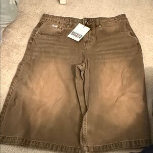 Ragged Jeans Brown Jorts NWT